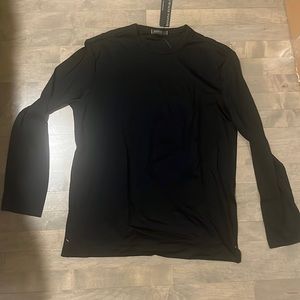 NWT Banana republic black long sleeve shirt